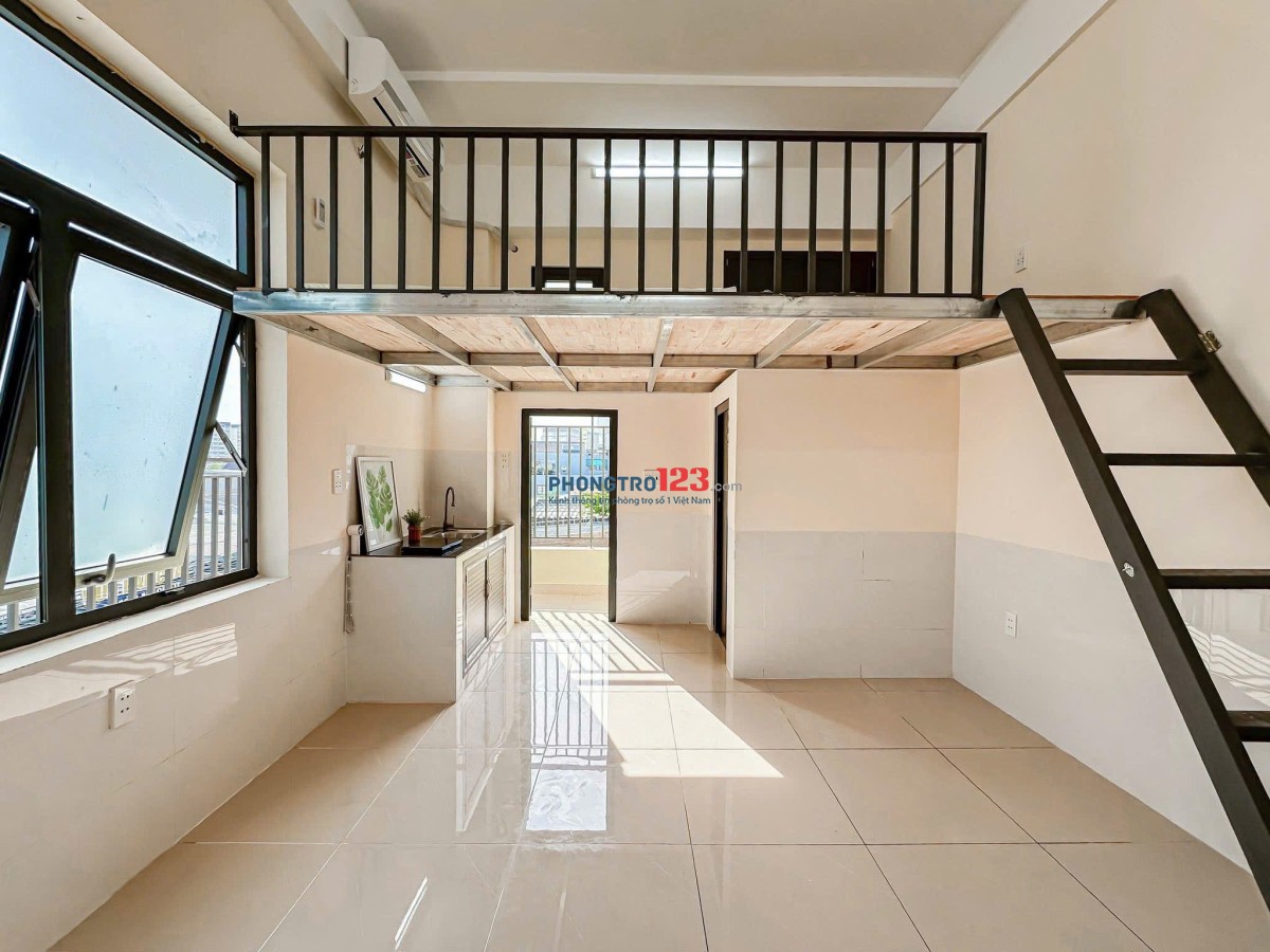 Cho thuê phòng Gác Cao Full nội thất ngay gần Cầu Nguyễn Văn Cừ