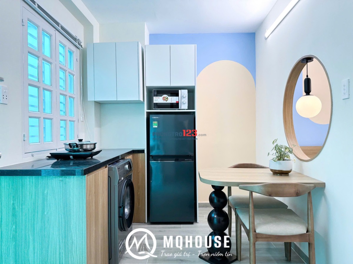 Cho Thuê Căn Hộ 1PN Tách Bếp Cửa Sổ Thoáng, Nhiều Ánh Sáng - Lê Văn Sỹ , Quận 3