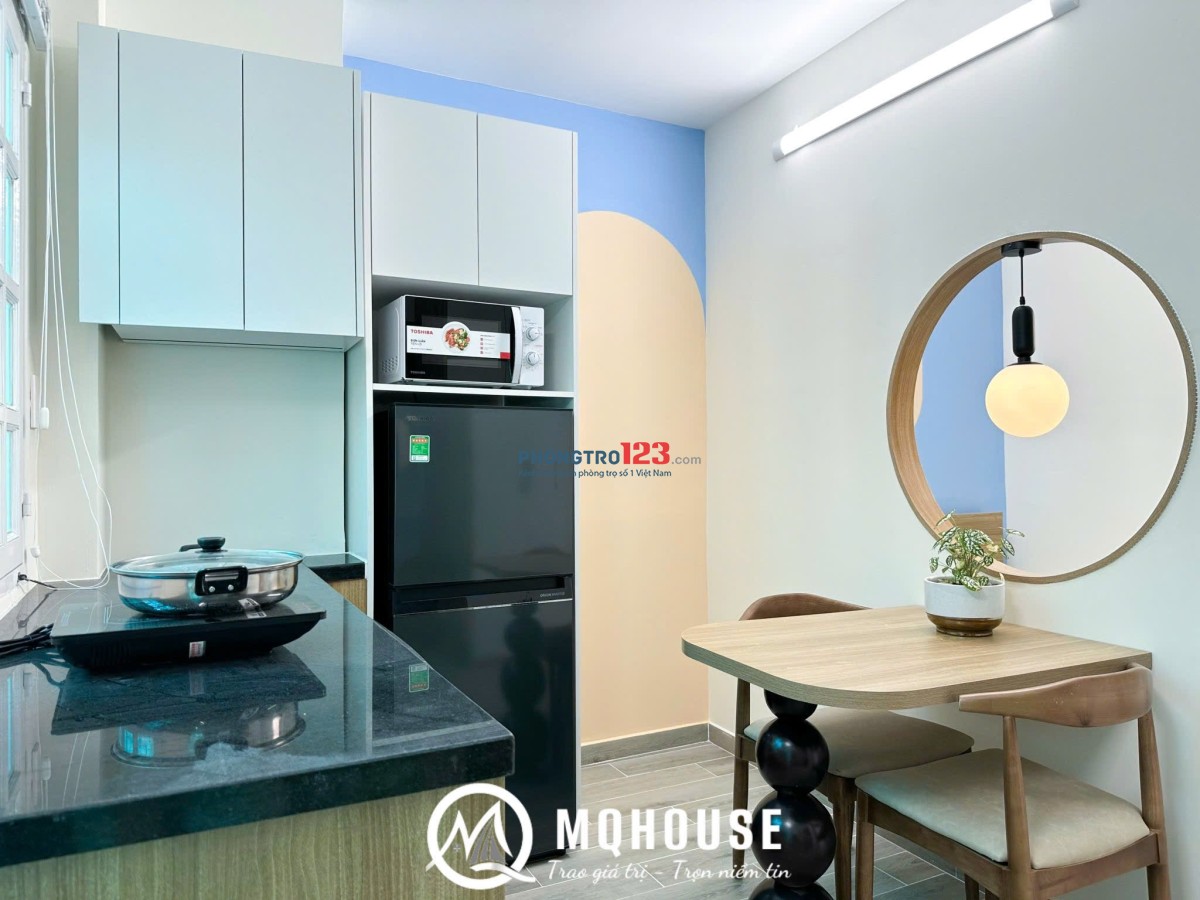 Cho Thuê Căn Hộ 1PN Tách Bếp Cửa Sổ Thoáng, Nhiều Ánh Sáng - Lê Văn Sỹ , Quận 3