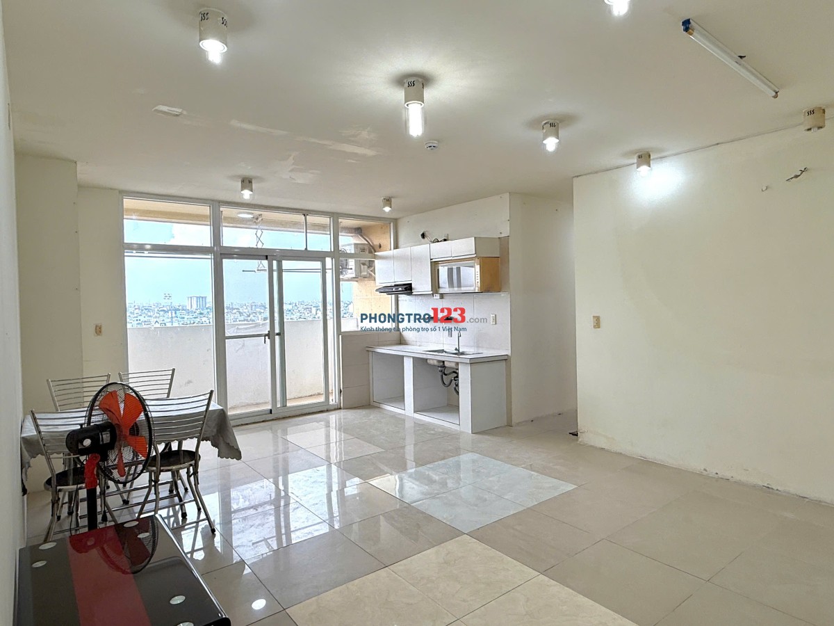 Căn góc 83m2 Hoàng Kim Thế Gia 7.5tr/tháng ban công thoáng mát, an ninh
