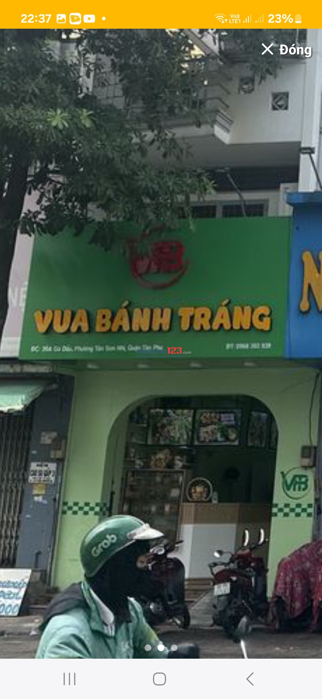 Cho thuê mặt bằng kinh doanh mặt tiền đường lớn Gò Dầu