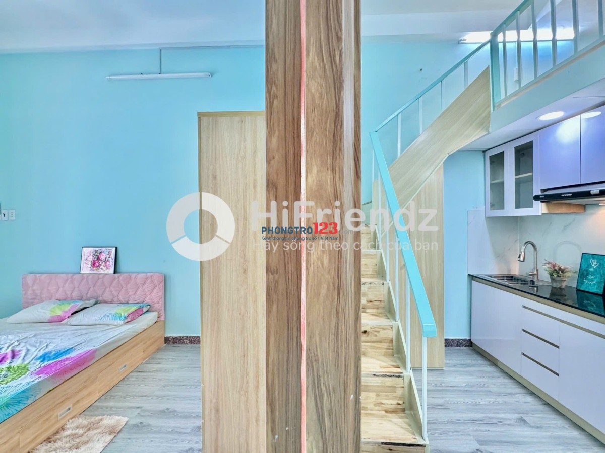 Căn hộ 2PN + Gác Lửng Siêu Thoáng Có Ban Công – Ngay Đinh Tiên Hoàng, Quận 1