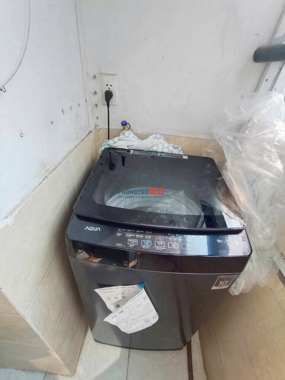 Chung cư 590 CMT8, P11, Q3: 1p ngủ, ban công, 50m2, 6tr5/tháng