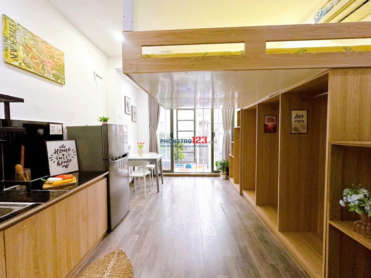 Cho Thuê Căn Hộ Có Gác Duplex 30m2 FULL Nội Thất Giá Siêu Yêu