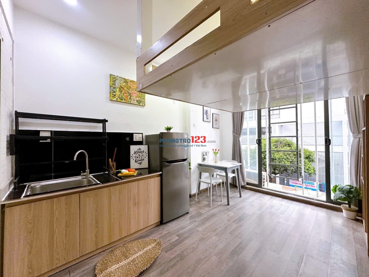 Cho Thuê Căn Hộ Có Gác Duplex 30m2 FULL Nội Thất Giá Siêu Yêu