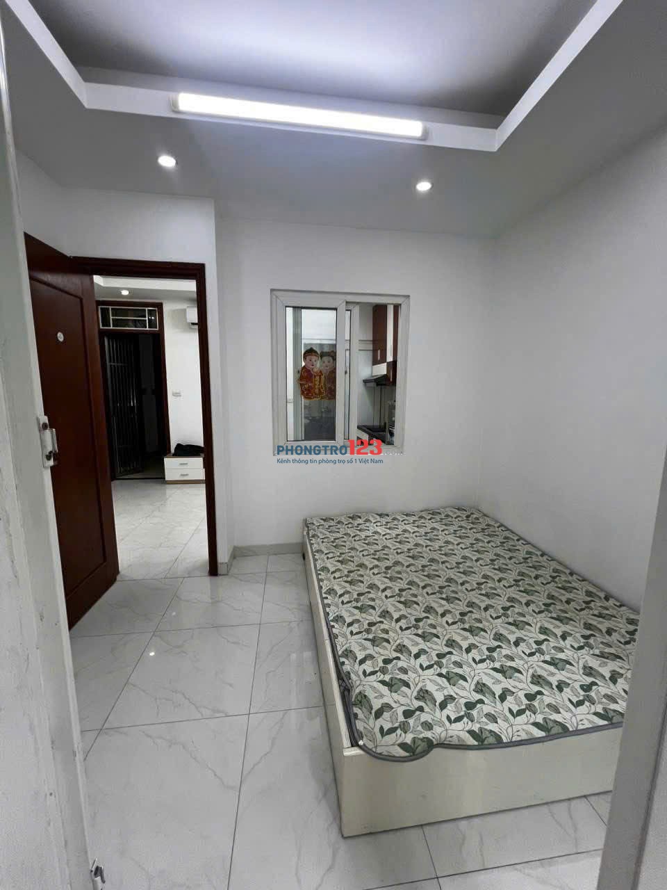 Chung cư 590 CMT8, P11, Q3: 1p ngủ, ban công, 50m2, 6tr5/tháng
