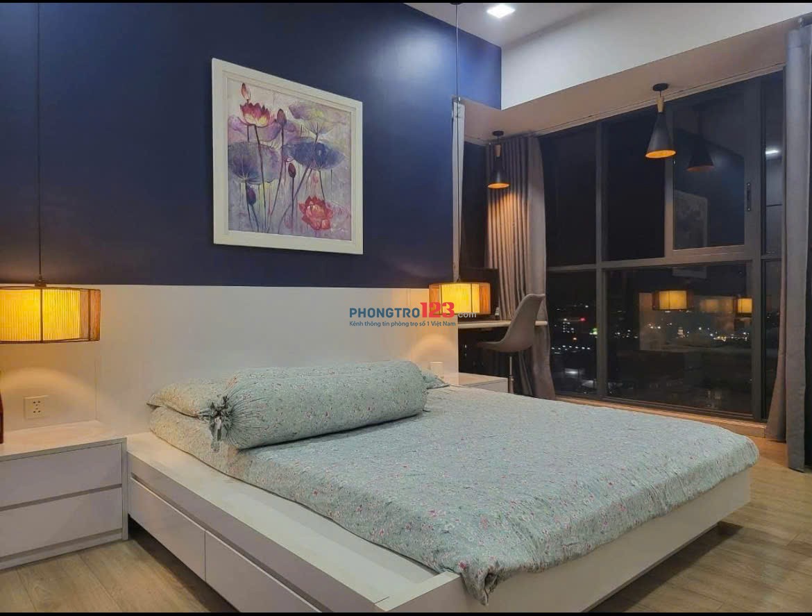 Chung cư Botanica Premier, P2, Tân Bình: 77m2, 2PN, Nội thất, 17tr/tháng