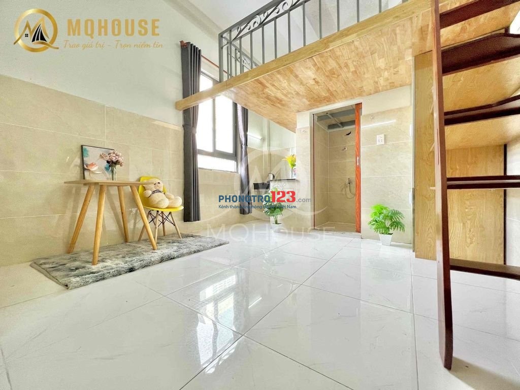 CHO THUÊ PHÒNG DUPLEX CỬA SỔ TRỜI - VÒNG XOAY LÊ ĐẠI HÀNH QUẬN - TRỐNG SẴN - THIẾT KẾ SANG TRỌNG