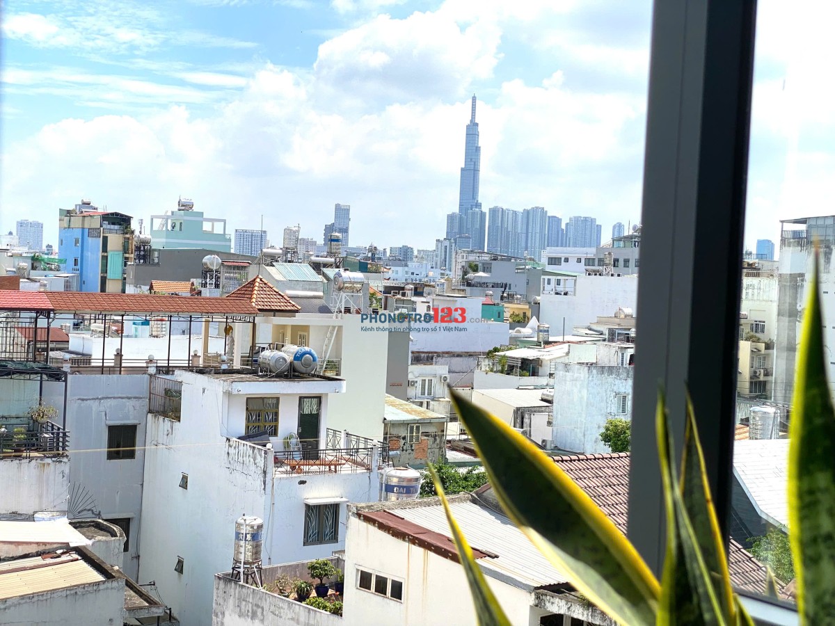 CHO THUÊ PHÒNG TRỌ CAO CẤP 40M2 BÌNH THẠNH FULL NỘI THẤT CÓ BAN CÔNG GẦN ĐẠI HỌC VĂN LANG CS 2 3