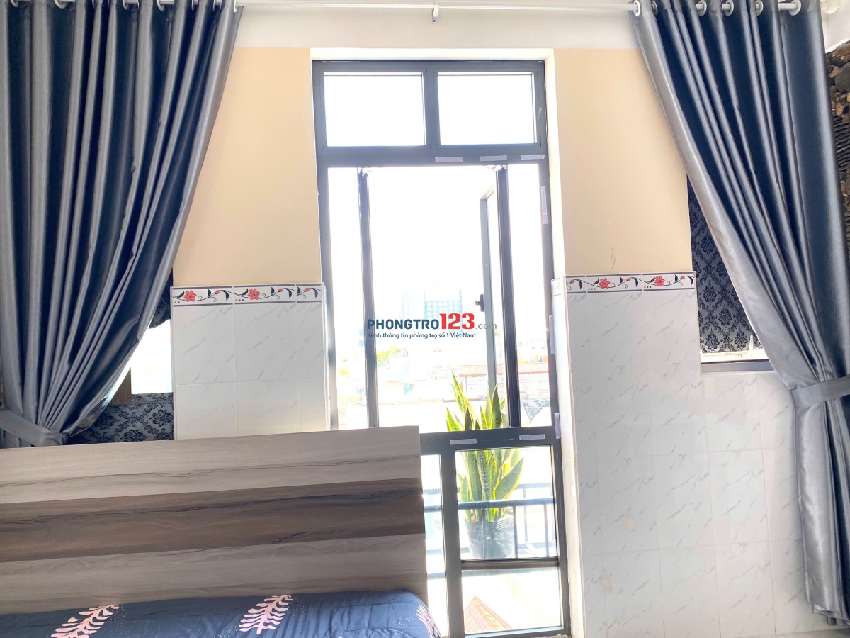 CHO THUÊ PHÒNG TRỌ CAO CẤP 40M2 BÌNH THẠNH FULL NỘI THẤT CÓ BAN CÔNG GẦN ĐẠI HỌC VĂN LANG CS 2 3
