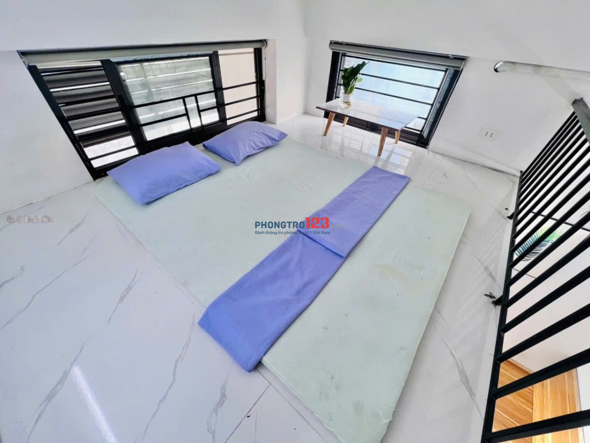 Cho Thuê Căn Hộ Duplex Ban Công, 2 Chỗ Ngủ _ Lê Quang Định Gần Chợ Bà Chiểu