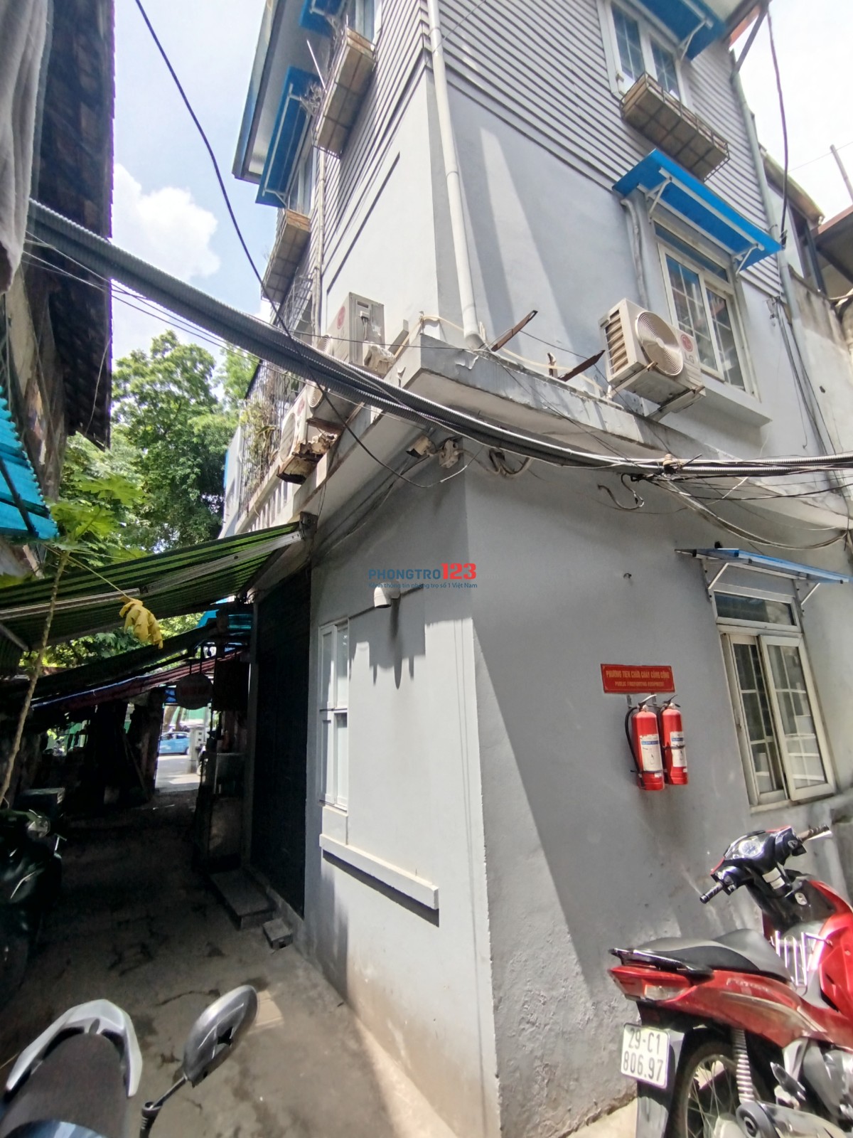 Cho thuê nhà 3 tầng, 25m2, ngõ 1B Hai Bà Trưng, Hà Nội