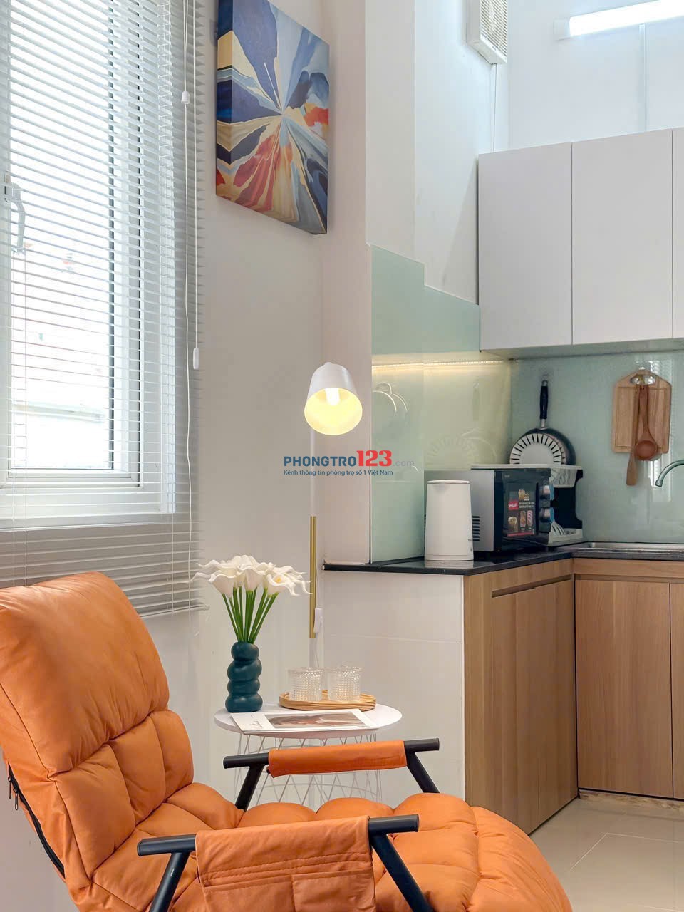 CHO THUÊ CĂN HỘ FULL NỘI THẤT – CỬA SỔ RỘNG THOÁNG MÁT