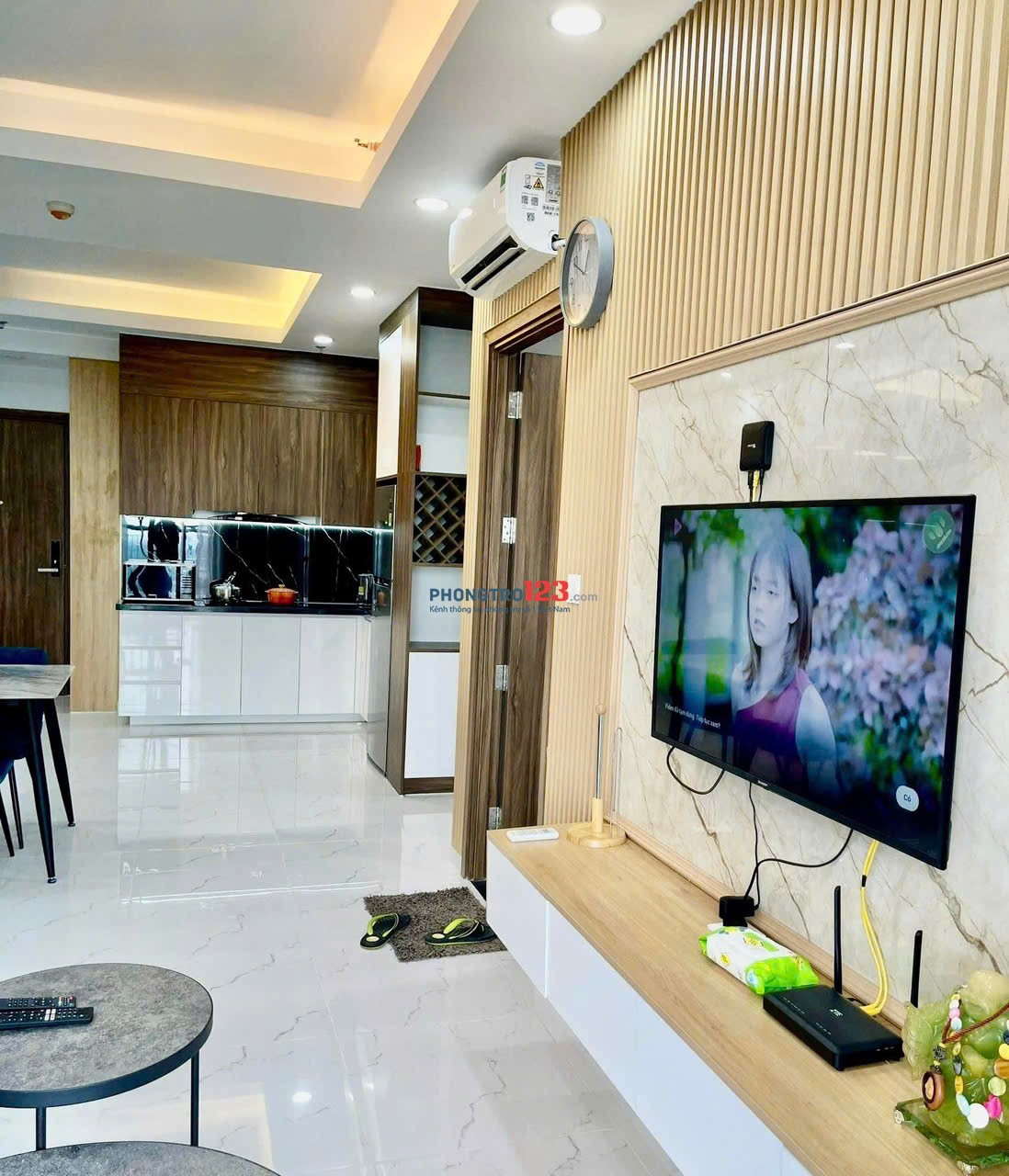 Chung cư Botanica, Hồng Hà, TB: 74m2, 2p ngủ, 2wc, nội thất 17tr/th