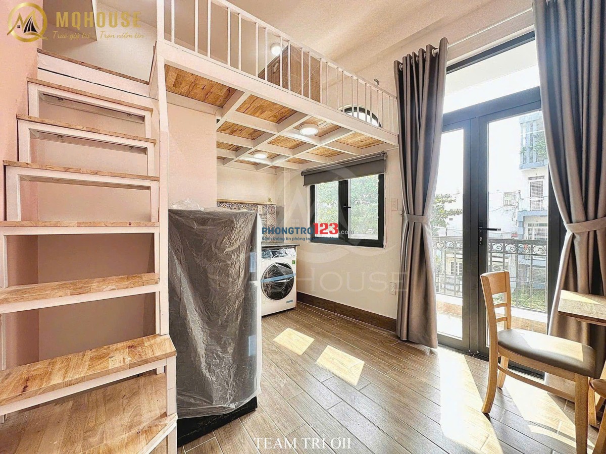 Cho Thuê Phòng Duplex Siêu Xịn, Mới Keng, Nhận Xe Điện gần Emart Phan Văn Trị, Phạm Văn Đồng