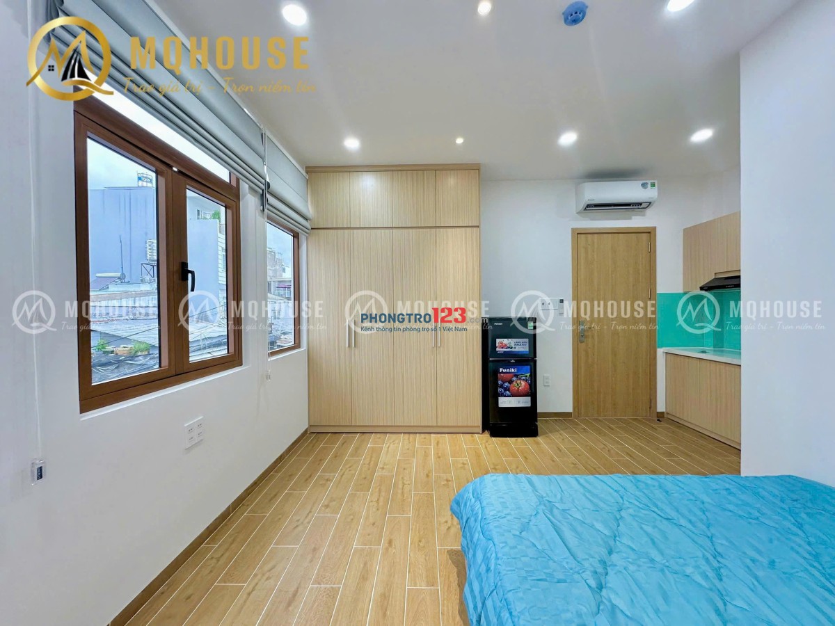 Cho Thuê Phòng Studio Full Nội Thất, Mới 100%, Cửa Sổ Lớn gần Cầu Bình Lợi, Đinh Bộ Lĩnh