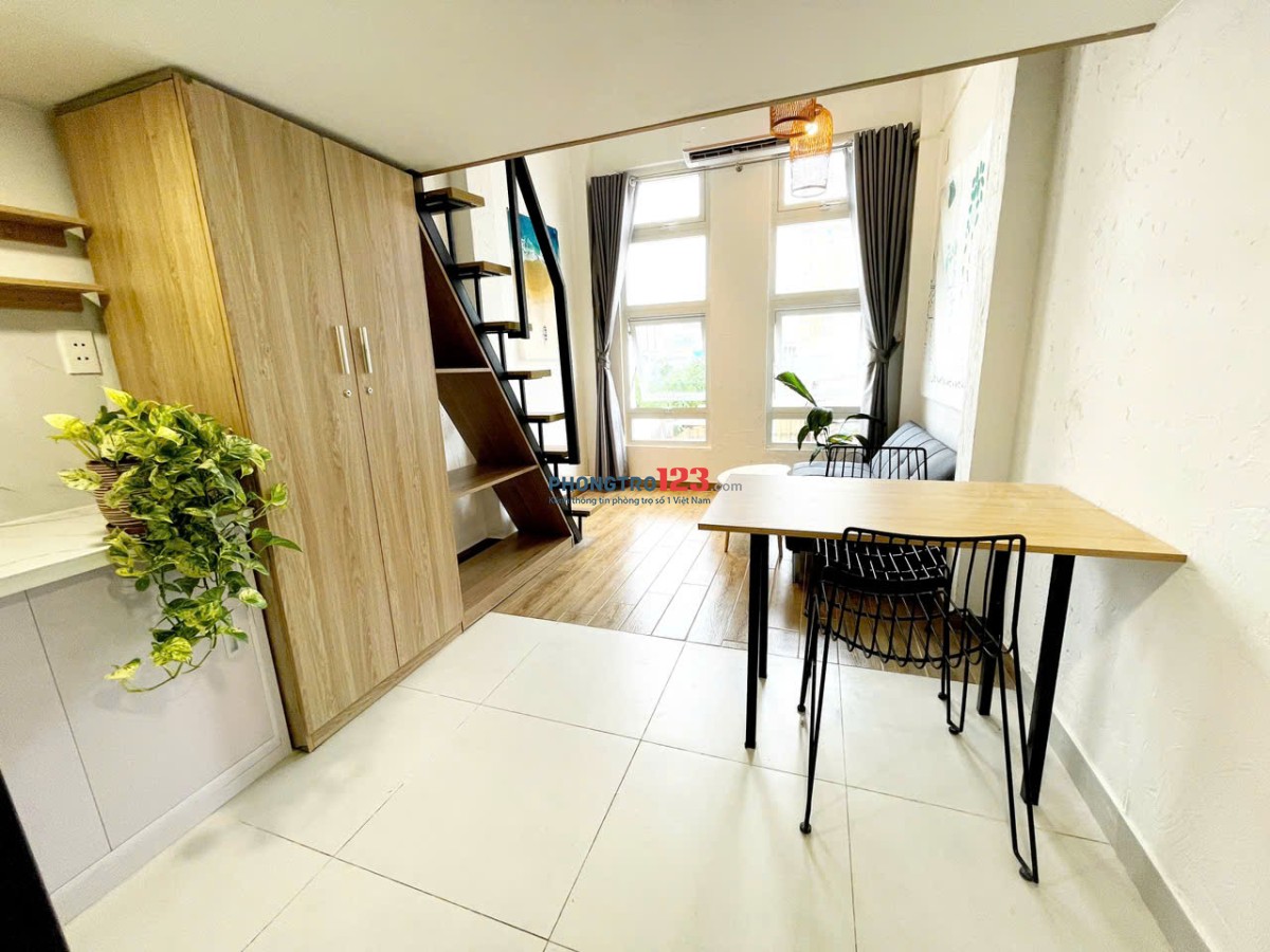 Cho Thuê Phòng Duplex rộng 35m5_Nhận 4 người ở gần Ngã Tư Hàng Xanh_Xô Viết Nghệ Tĩnh