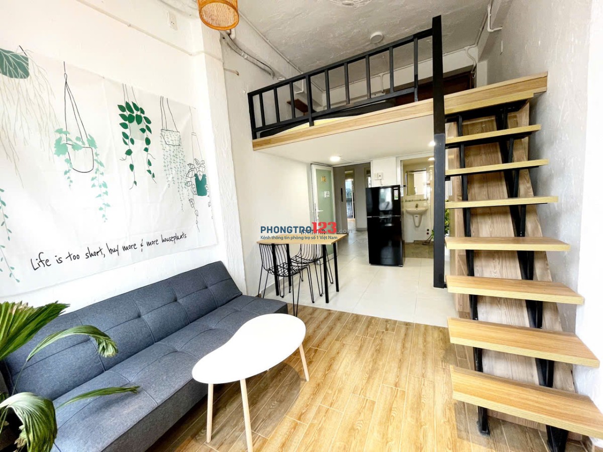 Cho Thuê Phòng Duplex rộng 35m5_Nhận 4 người ở gần Ngã Tư Hàng Xanh_Xô Viết Nghệ Tĩnh