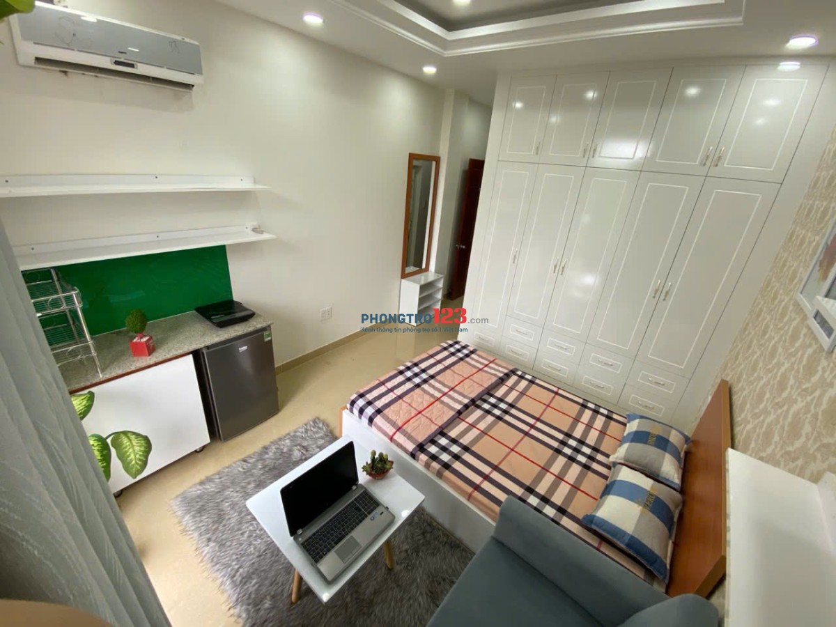 PHÒNG TRỌ FULL NỘI THẤT CỬA SỔ LỚN ĐINH BỘ LĨNH GẦN ĐẠI HỌC HUTECH,HỒNG BÀNG,UEF,...- LH:0932985900