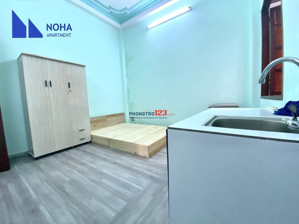 Cho thuê phòng trọ, full nội thất, cửa sồ trời thoáng mát.