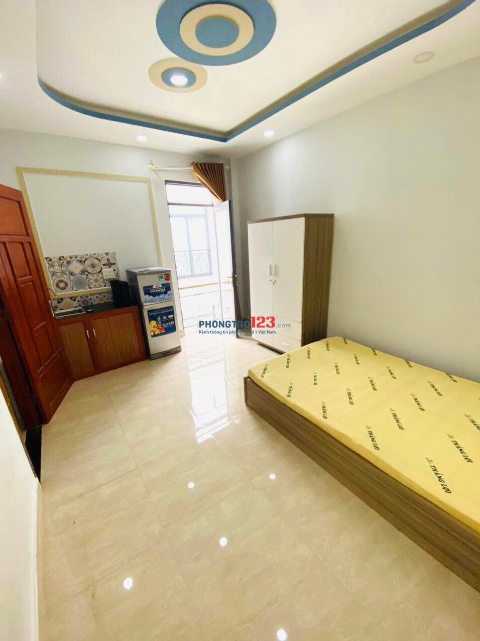 Phòng Tiện nghi có Cửa sổ + Ban công tại Nguyễn Văn Đậu Bình Thạnh