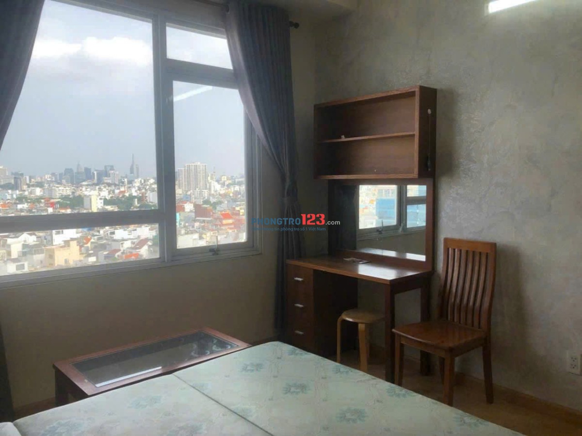 Chung cư Screc, Trường Sa, Quận 3, 87m2, 2PN, Căn Góc, 13tr/tháng.