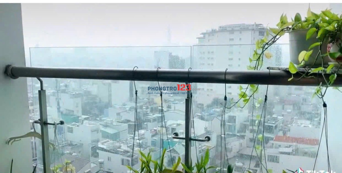 Chung cư Screc, Trường Sa, Quận 3, 87m2, 2PN, Căn Góc, 13tr/tháng.