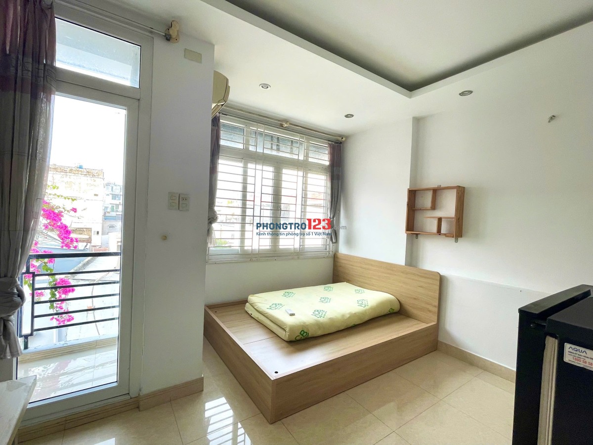 Trống căn hộ thoáng mát đủ nội thất, Bancol ở Nguyễn Thiện Thuật, quận Bình Thạnh, gần Chợ Bà Chiểu