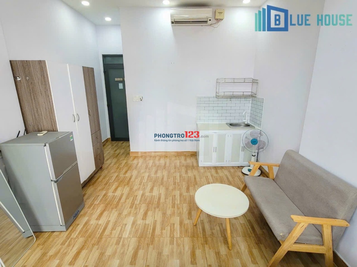 Căn hộ studio – Lê Văn Huân, P.13, Q. Tân Bình có nội thất, có ban công thoáng mát
