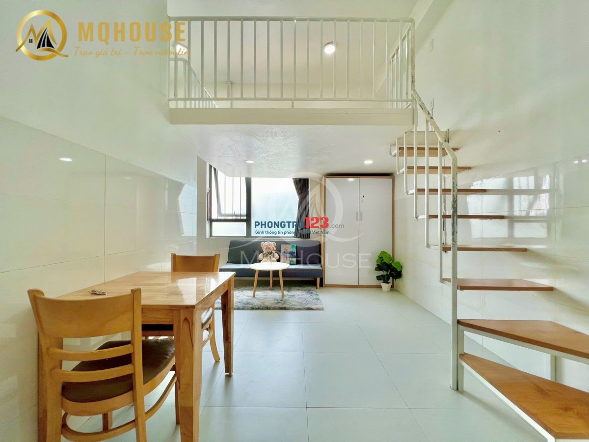 Căn hộ có gác full nội thất Tân Bình gần đại học Văn Hiến giá rẻ cho sinh viên