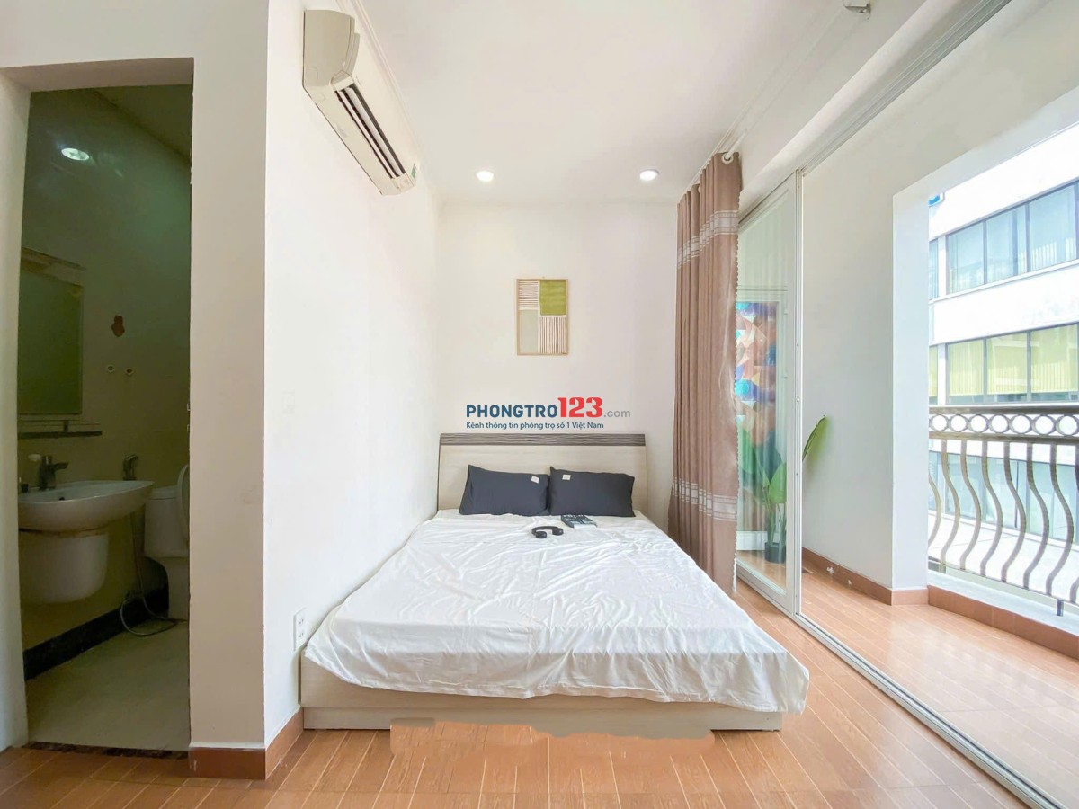 STUDIO BAN CÔNG SIÊU THOÁNG – FULL NỘI THẤT, GẦN ETOWN, ĐH UFM, ĐH IUH, HỌC VIỆN HÀNG KHÔNG, SÂN BAY