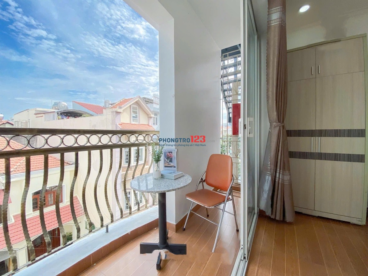 STUDIO BAN CÔNG SIÊU THOÁNG – FULL NỘI THẤT, GẦN ETOWN, ĐH UFM, ĐH IUH, HỌC VIỆN HÀNG KHÔNG, SÂN BAY