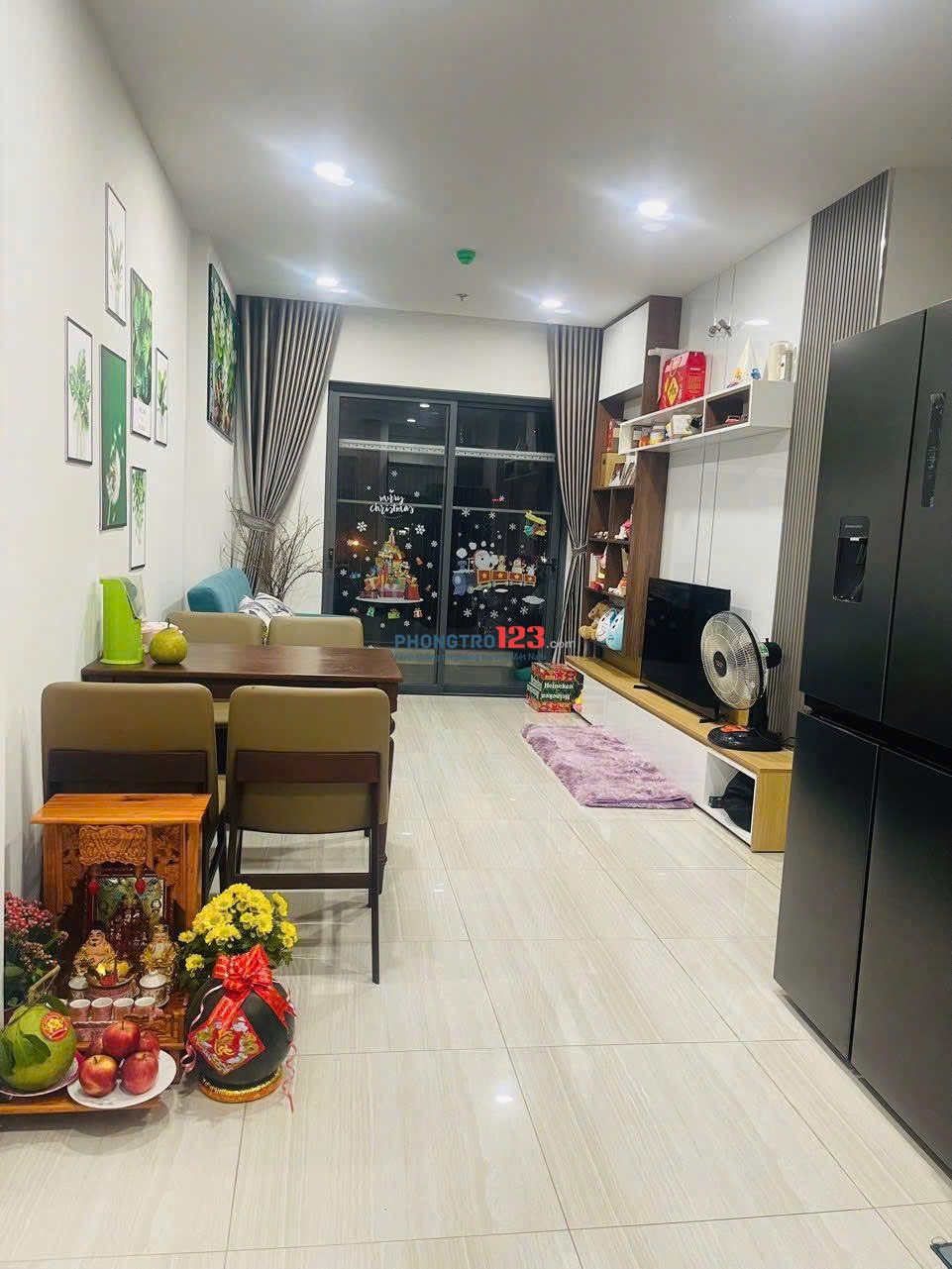 chung cư Tecco, Phan Văn Hớn, Q12: 73m2,2p ngủ, 2wc,Nt, 7tr/tháng