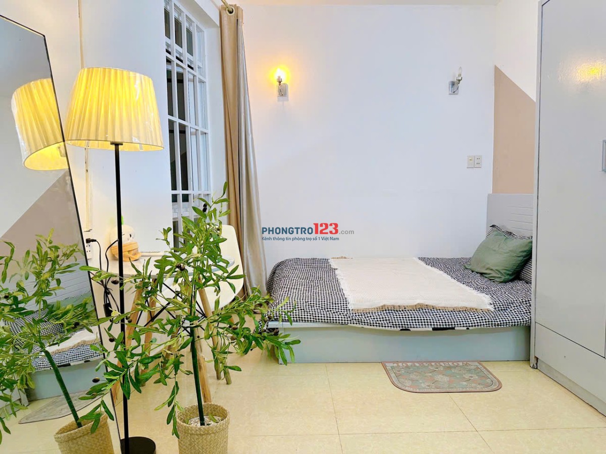 PHÒNG TRỌ FULL NỘI THẤT CỬA SỔ LỚN PHAN CHU TRINH GẦN ĐẠI HỌC HUTECH,HIU,VĂN LANG,..-LH:0932985900