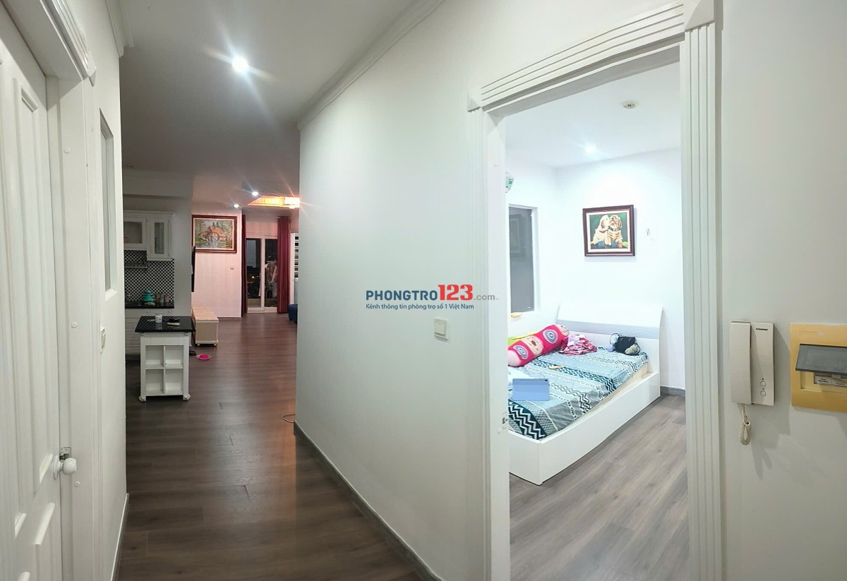 Chung cư Ruby, P15,Tân Bình: 99m2, 3p ngủ,Nội thất,12tr/th
