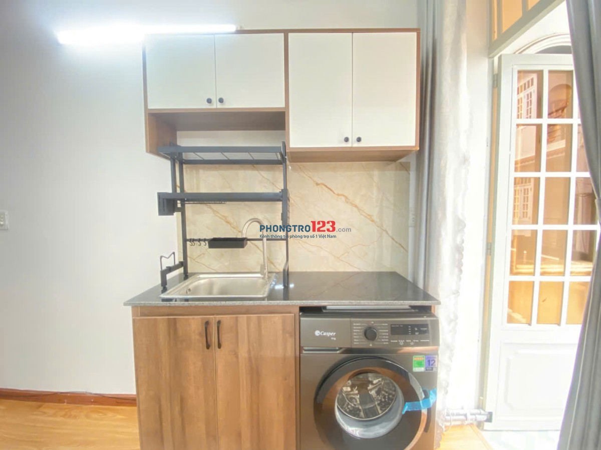 Căn hộ 1 Phòng ngủ tách bếp, Ban Công, Máy Giặt Riêng Thích Quảng Đức Phú Nhuận_LH 0932.185.096