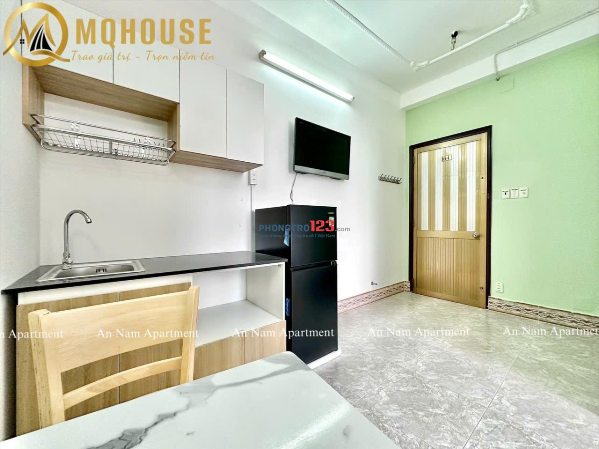 Khai Trương Căn Hộ Mới Rộng 30m2, Cửa Sổ Lớn , Chu Văn An Gần ĐH Hồng Bàng, GTVT, Hutech