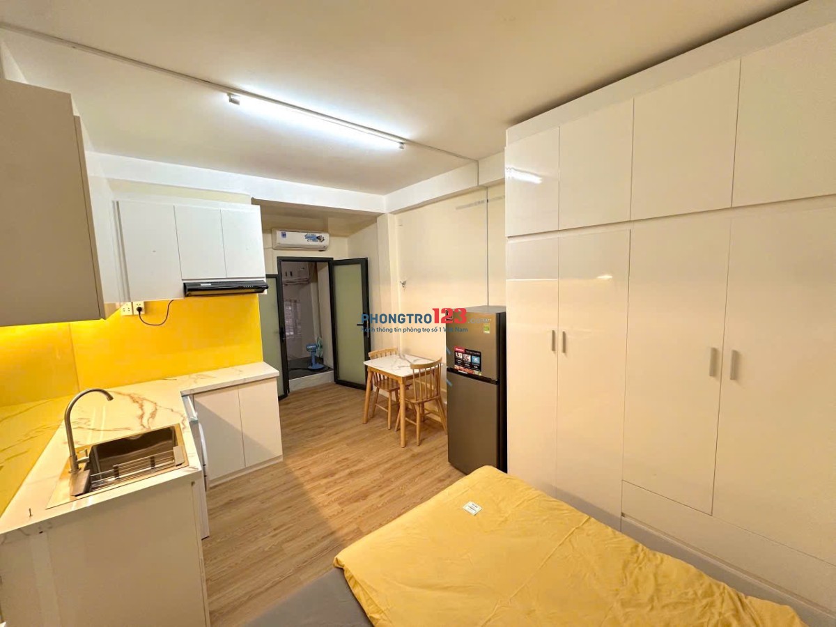 NHÀ MỚI 100%_STUDIO FULL NỘI THẤT_GIẶT RIÊNG_NGAY TRUNG TÂM BÌNH THẠNH