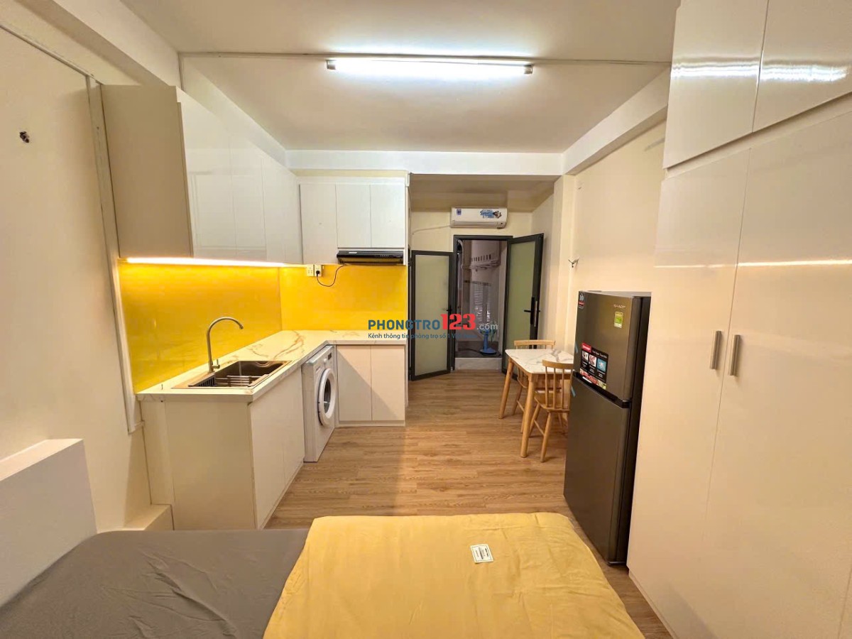 NHÀ MỚI 100%_STUDIO FULL NỘI THẤT_GIẶT RIÊNG_NGAY TRUNG TÂM BÌNH THẠNH