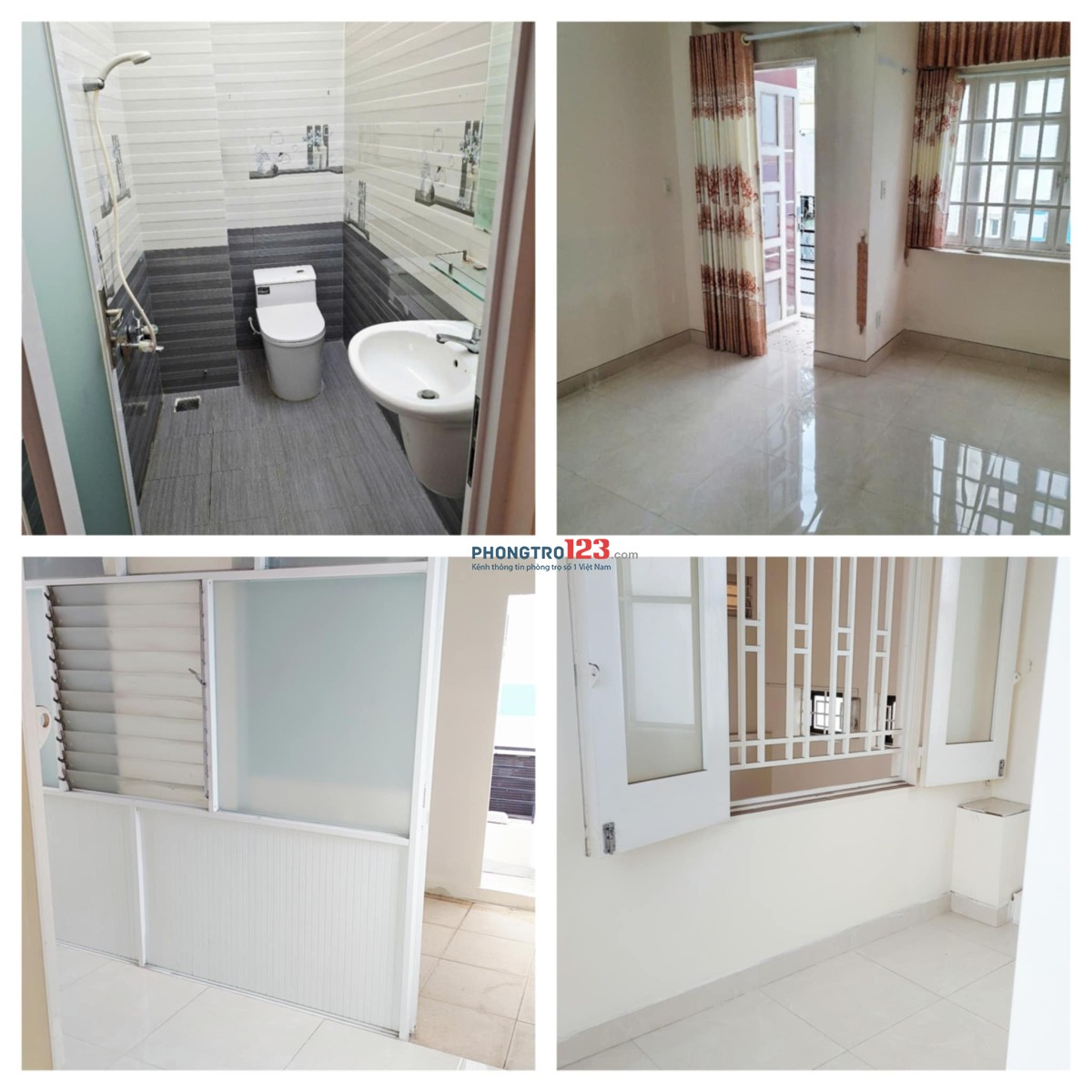 Cho Thuê Phòng Q3.rộng rãi thoải mái.cửa sổ ban công.tolet riêng.3tr5