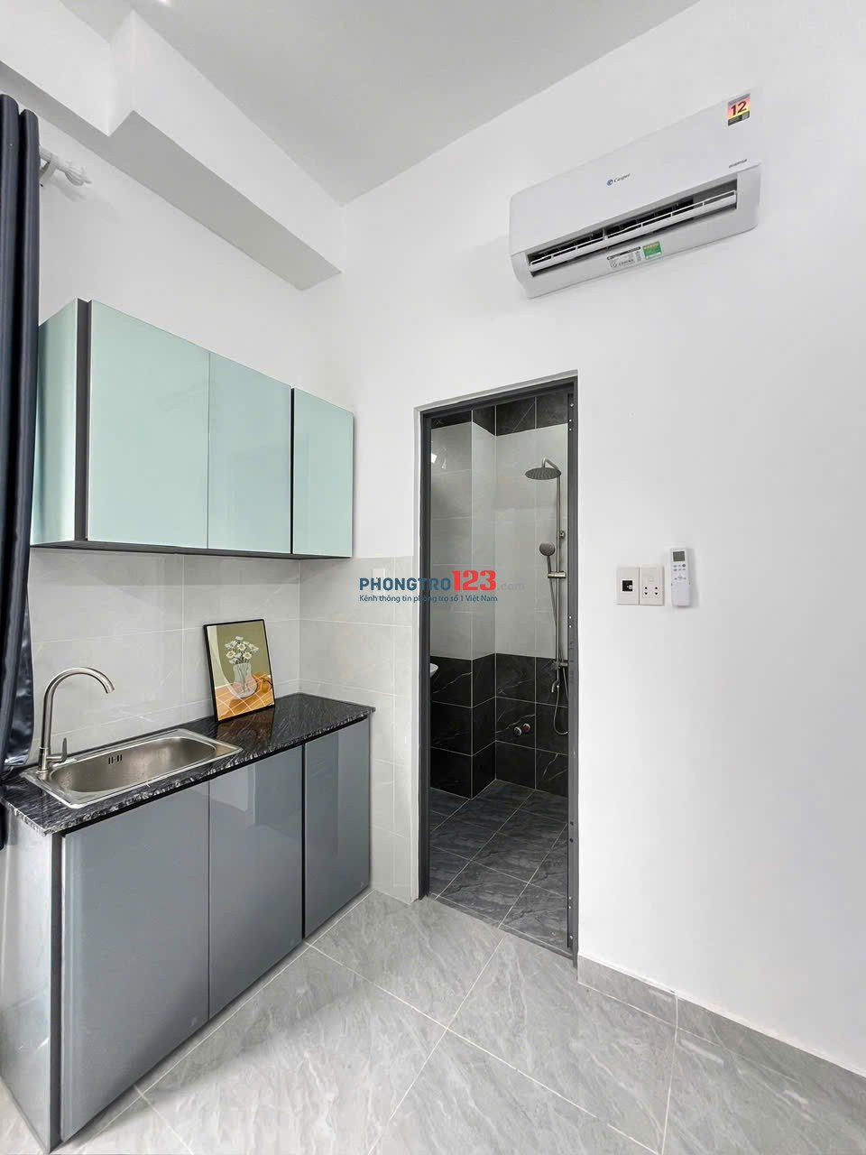 PHÒNG TRỌ FULL NỘI THẤT CỬA SỔ LỚN THOÁNG ĐẶNG THÙY TRÂM NGAY ĐẠI HỌC VĂN LANG - LH: 0932985900