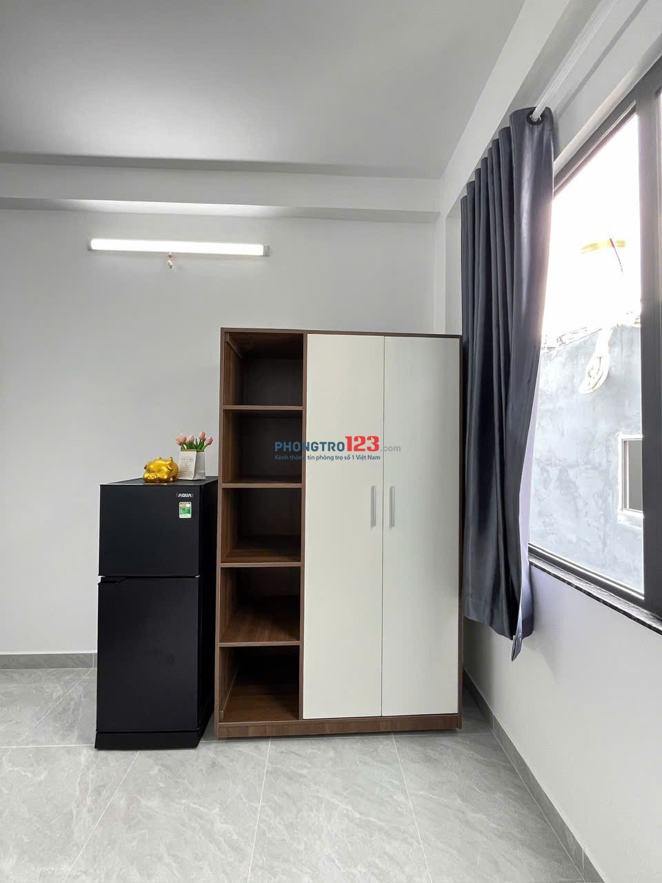 PHÒNG TRỌ FULL NỘI THẤT CỬA SỔ LỚN THOÁNG ĐẶNG THÙY TRÂM NGAY ĐẠI HỌC VĂN LANG - LH: 0932985900