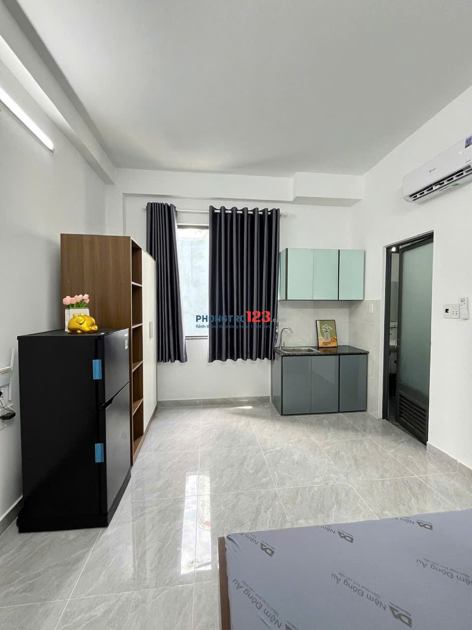 PHÒNG TRỌ FULL NỘI THẤT CỬA SỔ LỚN THOÁNG ĐẶNG THÙY TRÂM NGAY ĐẠI HỌC VĂN LANG - LH: 0932985900