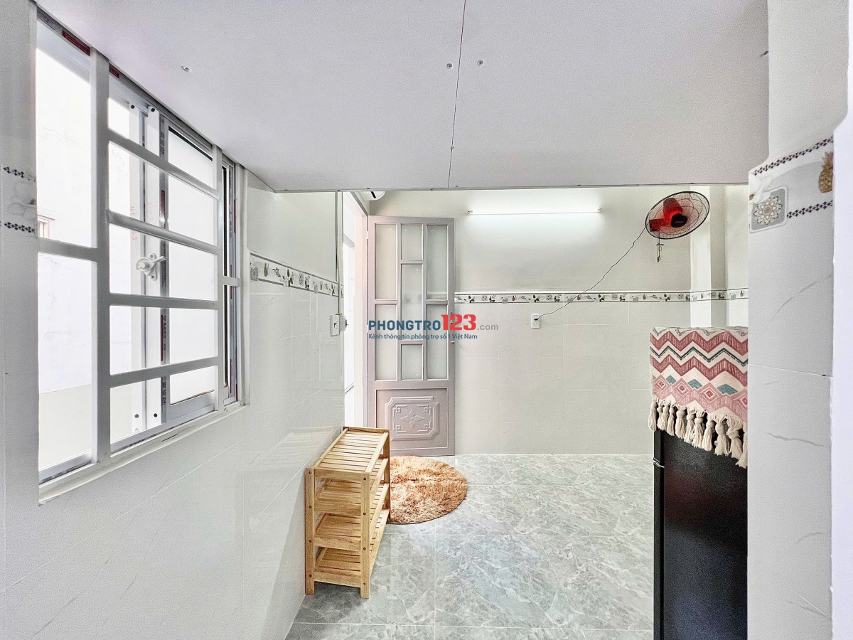 CHO THUÊ PHÒNG TRỌ MỚI GẦN ĐẠI HỌC VĂN LANG 35M2, FULL NỘI THẤT,GÁC RỘNG, GẦN EMART PHAN VĂN TRỊ, BT