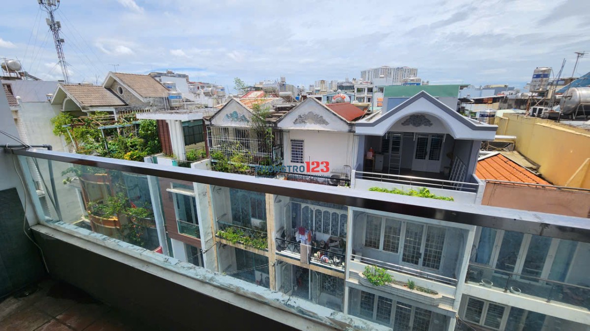 Phòng 60m2 có ban công full nội thất - mặt tiền Ba Vân P14 Tân Bình