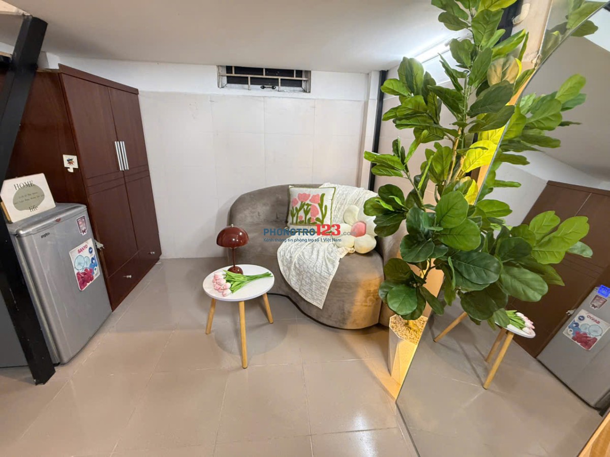 CHO THUÊ PHÒNG CÓ GÁC ĐẸP NGAY TRUNG TÂM QUẬN 1 – FULL NỘI THẤT – GIỜ GIẤC TỰ DO, GẦN ĐH SƯ PHẠM, V