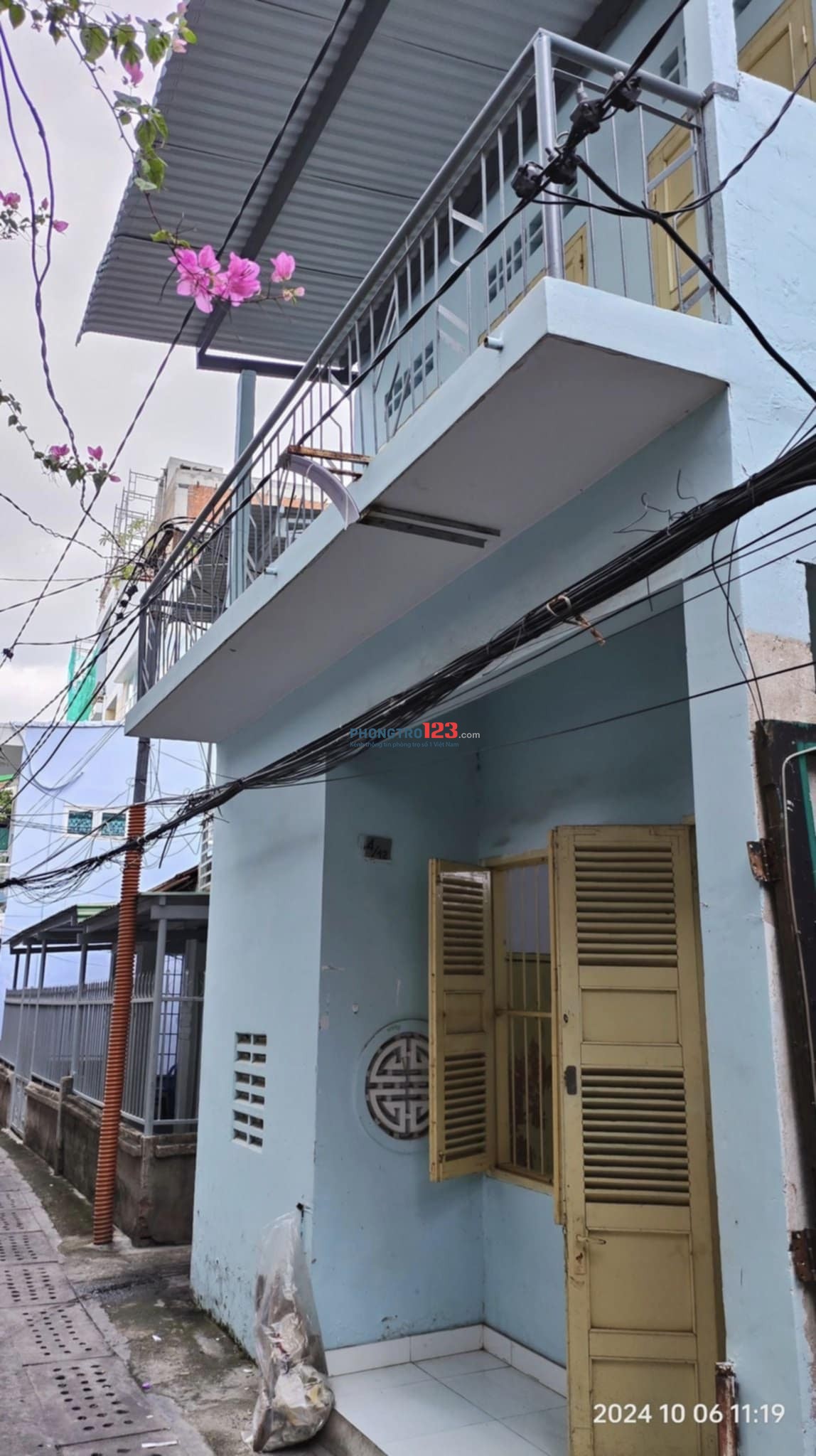 Nhà cho thuê nguyên căn gần Biển gần chợ Xóm Mới điện nước giá nhà nước