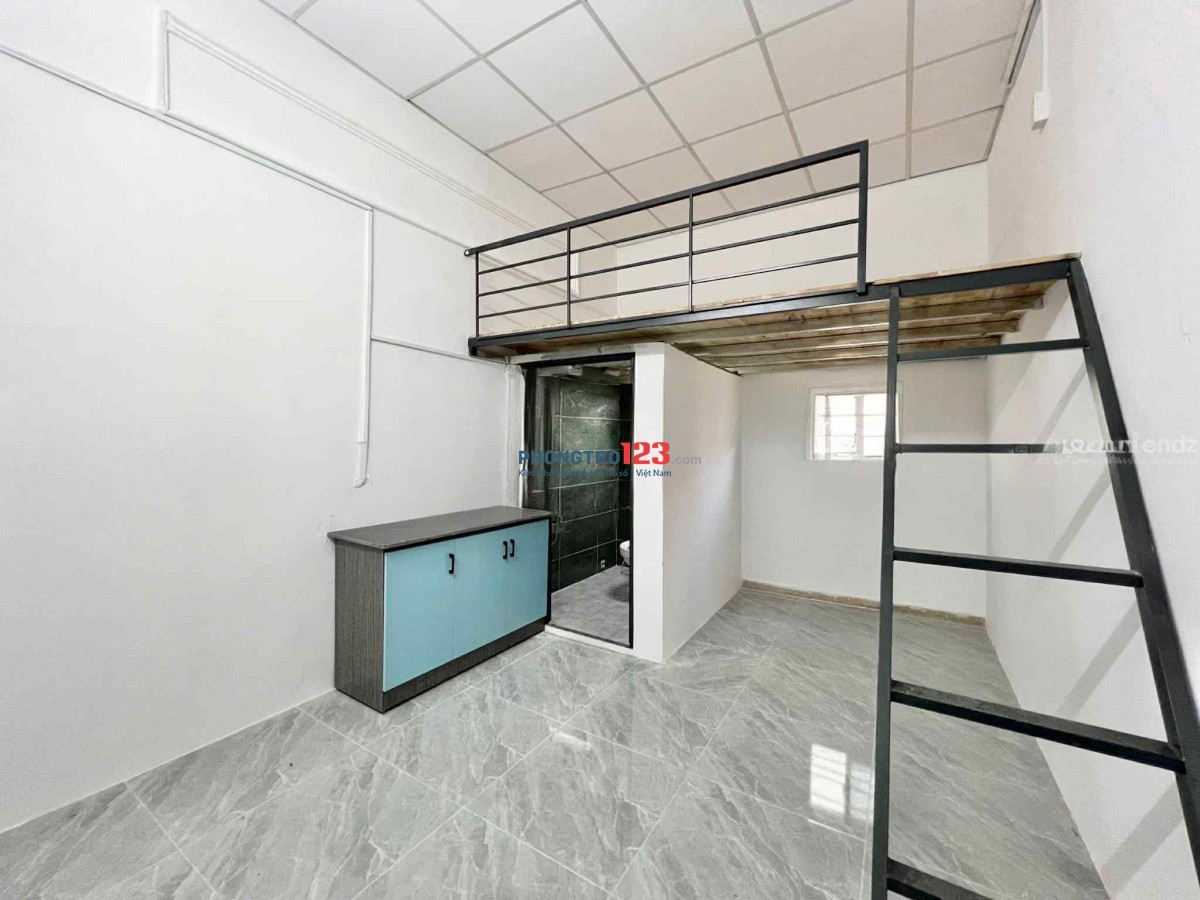 Phòng đẹp gác cao máy lạnh - 1179 Phan Văn Trị Quận Gò Vấp, gần ĐH Công Nghiệp