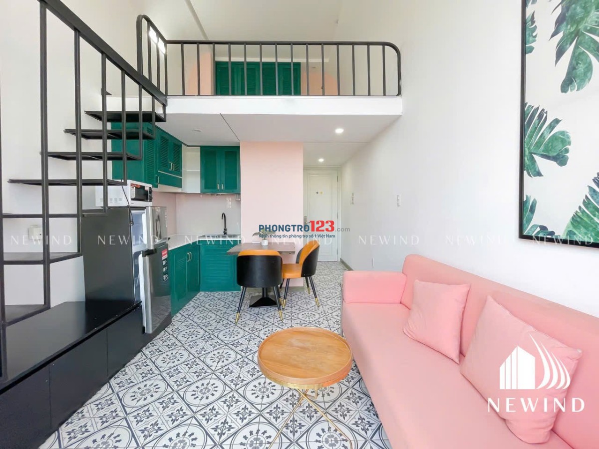 Duplex | Studio ban công, cửa sổ, 45m2, nuôi pet được ,ngắn hạn dài hạn kế Lotte, UFM, TDTU, Rmit