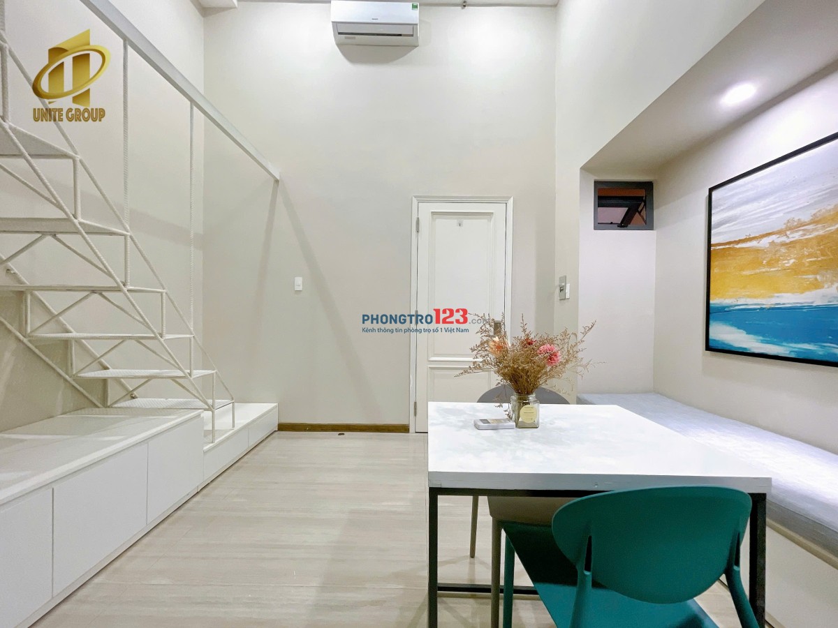 Duplex | Studio ban công, cửa sổ, 45m2, nuôi pet được ,ngắn hạn dài hạn kế Lotte, UFM, TDTU, Rmit